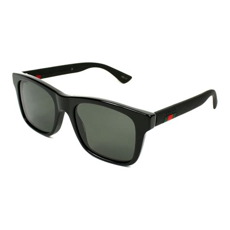 gucci gg0008s case|Gucci™ GG0008S 002 53 Black Sunglasses .